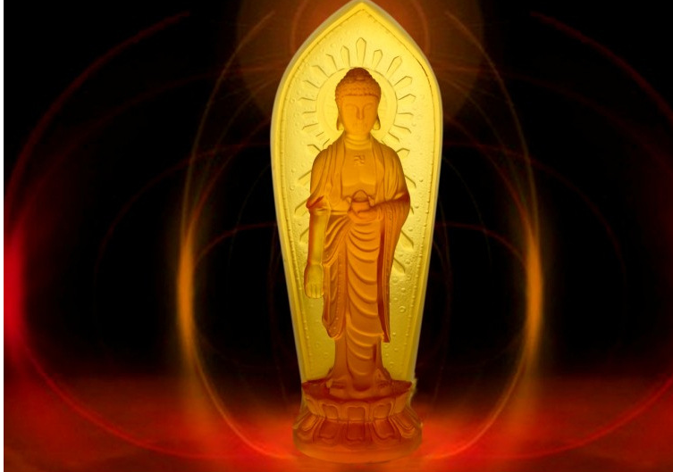 Glaze figue of the Buddba GC0025